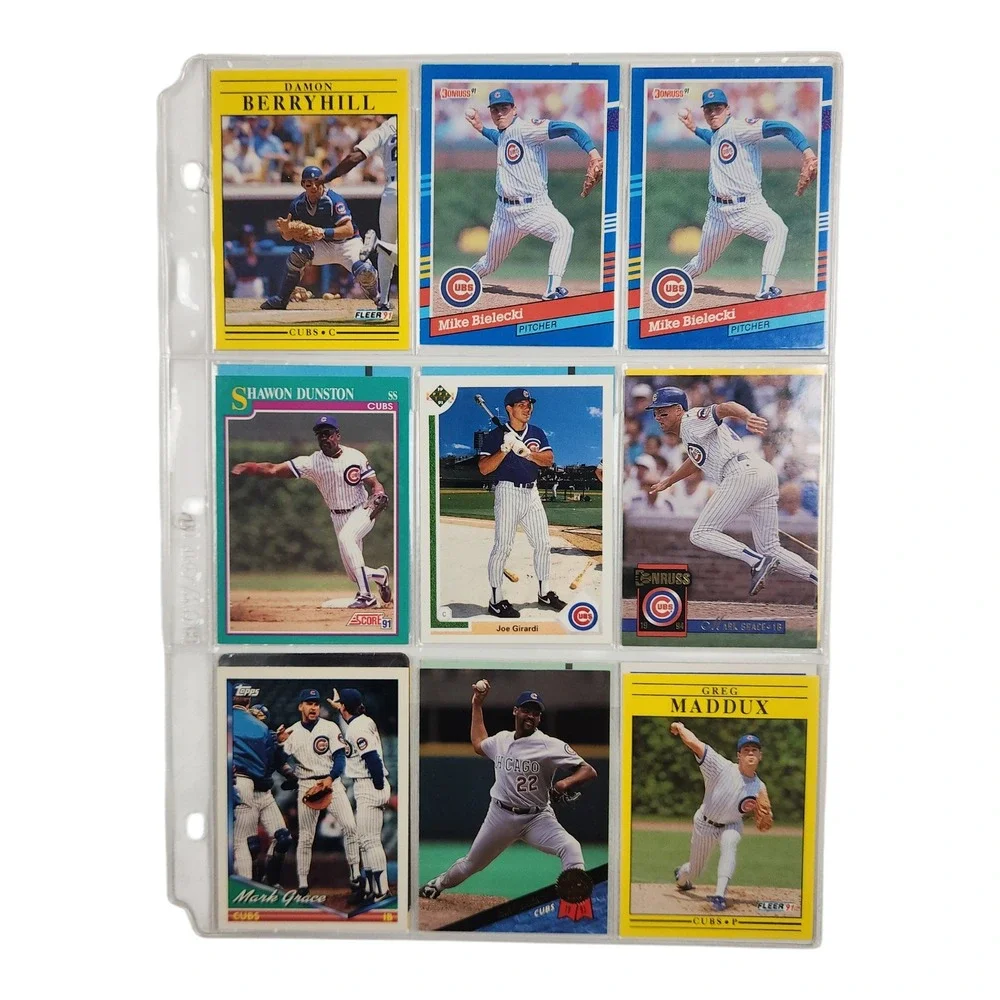 Huge 336 MLB Card Lot Nolan Ryan, George Brett, Ozzie Smith Topps, Fleer